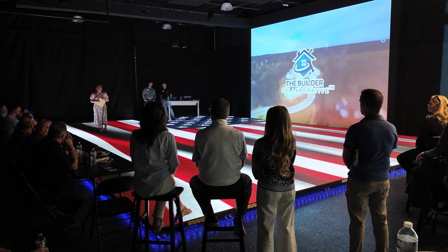 Presentation on the big screen