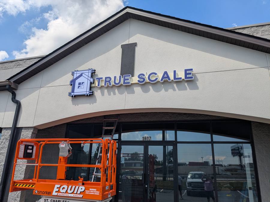 True Scale USA storefront at 1607 E Terra Ln.